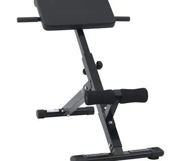 vidaXL Klupa za hiperextenziju Crna 100,5 x 70 x 78 cm - Venlo