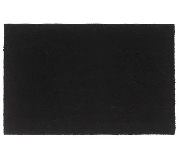 vidaXL Otirač crni 65 x 100 cm čupavi od kokosovih vlakana - Venlo