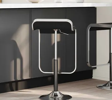 vidaXL Plinski cilindar za uredsku stolicu Crna 505-720 mm Željezo - Venlo