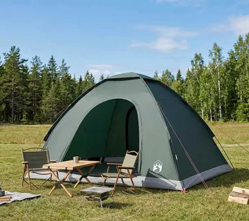 vidaXL Kamping šator 4-osobni Maslinasto zelena - Venlo
