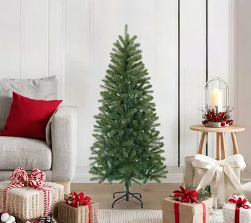 vidaXL Umjetno božićno drvce Zelena 120 cm PVC, PE i čelik - Venlo