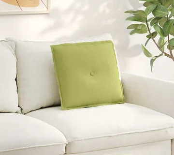 vidaXL Jastuk za leđa Svijetlo zelena 50 x 19 x 45 cm tkanina - Venlo