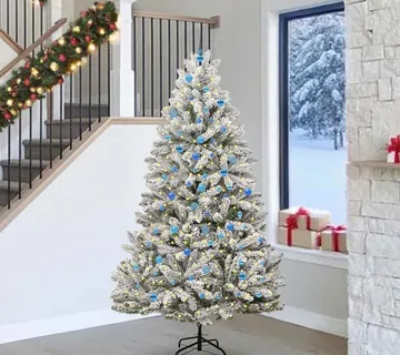 vidaXL Umjetno božićno drvce 240 cm 300 LED lampica Topla bijela - Venlo