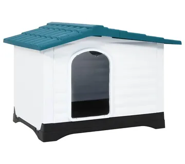vidaXL Kućica za pse plava 90,5 x 68 x 66 cm od polipropilena - Venlo