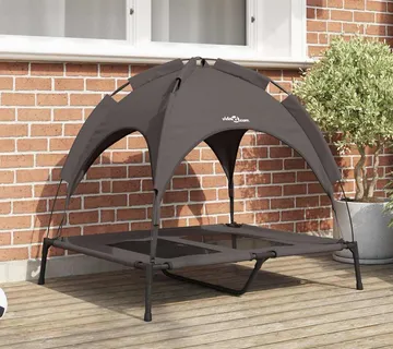 vidaXL Krevet za psa Smeđa 92 x 77 x 82,5 cm Čelik - Venlo