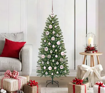 vidaXL Umjetno božićno drvce Zelena 120 cm PE i PVC - Venlo