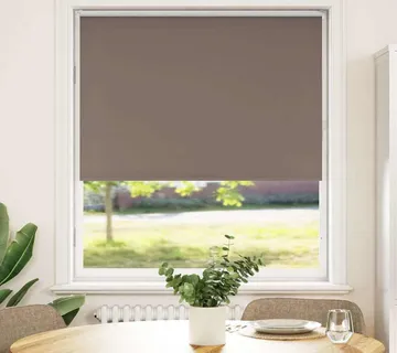 vidaXL Rolo zavjesa Blackout Coffee 95x150 cm Širina tkanine 90,7 cm - Venlo