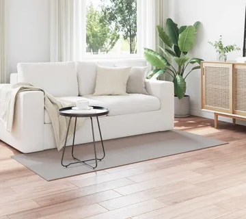 vidaXL Tepih za unutrašnjost LUGO Krem i Taupe 80 x 150 cm Poliester - Venlo