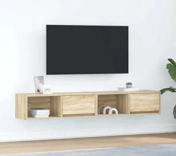 vidaXL TV ormarići 2kom boja hrasta 80x31x25,5 cm konstruiranog drva - Venlo