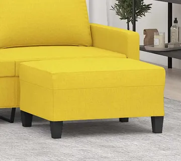 vidaXL Tabure svjetložuti 70 x 55 x 41 cm od tkanine - Venlo