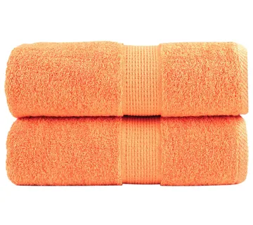 vidaXL Premium ručnici za pranje SOLUND 2 kom. narančaste 30x30 cm 600 g/m² - Venlo