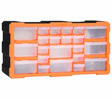 vidaXL Organizator s 22 ladice 49 x 16 x 25,5 cm - Venlo