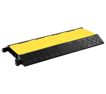 vidaXL Podna zaštita za kabele most s 3 kanala od gume 93 cm - Venlo