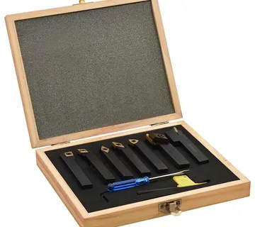 vidaXL 12-dijelni set izmjenjivih alata za tokarenje 12 x 12 mm 80 mm - Venlo