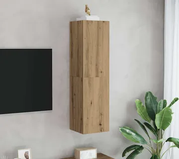 vidaXL TV ormarić Artisan hrast 30,5x30x110 cm izrađeno drvo - Venlo