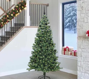 vidaXL Božićno drvce Zelena 240 cm PVC - Venlo