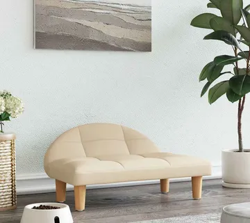 vidaXL Krevet za pse krem 70x52x30 cm od tkanine - Venlo