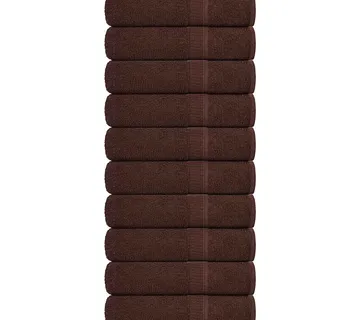 vidaXL Ručnici za tuširanje FROGN 10 kom smeđi 70x140 cm 360 g/m² - Venlo