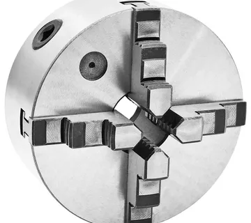 vidaXL Stezna glava za tokarski stroj s 4 čeljusti 160 mm čelična K12 160 - Venlo