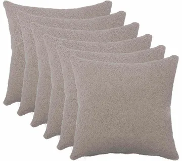 vidaXL Presvlaka za jastuk 6 pcs HEERLEN Svjetlosiva 30 x 30 cm Bouclé - Venlo