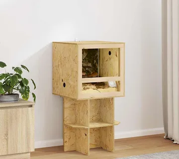 vidaXL Terarij Smeđa 50 x 50 x 100 cm OSB - Venlo