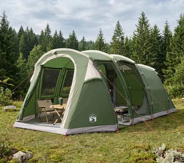 vidaXL Tunelski šator 505 x 330 x 204 cm Zelena - Venlo