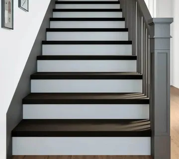 vidaXL Gazišta stepenice 12 kom smeđe-crni 90x25x2 cm masivna hrast - Venlo