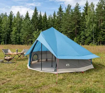 vidaXL Tipi šator 18-osobni Plava Poliester i čelik - Venlo