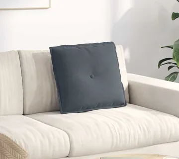 vidaXL Jastuk za leđa Tamnosiva 50 x 45 cm Kordura tekstil - Venlo