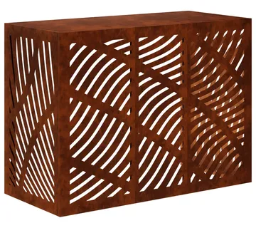 vidaXL Pokrov za klima uređaj Rđa 110 x 50 x 80 cm Otporni čelik - Venlo