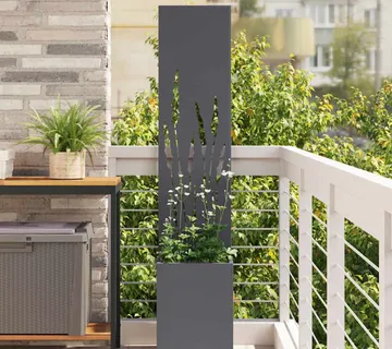 vidaXL Privatnost u vrtu Rezbarija Antracit 32 x 32 x 150 cm - Venlo