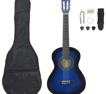 vidaXL 8-dijelni set klasične gitare za početnike plavi 1/2 34 " - Venlo