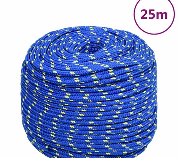 vidaXL Brodski konop plavi 8 mm 25 m od polipropilena - Venlo