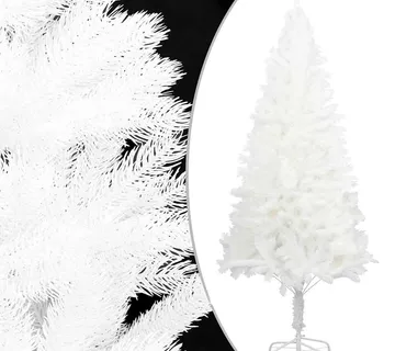 vidaXL Umjetno božićno drvce s realističnim iglicama bijelo 240 cm - Venlo
