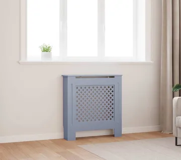 vidaXL Pokrov za radijator sivi MDF 78 cm - Venlo