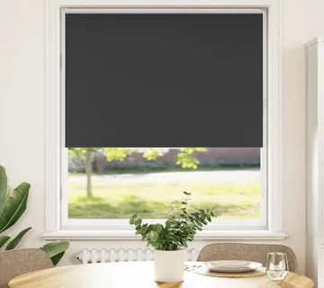 vidaXL Rolo zavjesa Blackout Black 95x150 cm Širina tkanine 90,7 cm - Venlo