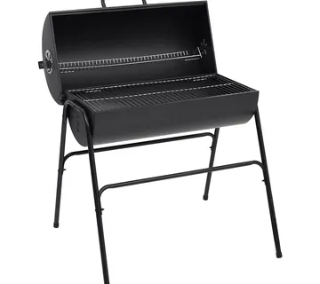 vidaXL Roštilj s 2 rešetke za pečenje crni 80 x 95 x 90 cm čelični - Venlo