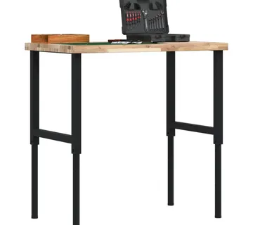 vidaXL Radni stol 100x60x(73-99,5) cm masivno drvo bagrema pravokutni - Venlo