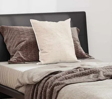 vidaXL Jastuk 61 x 41 x 20 cm Poliester Bijelo - Venlo