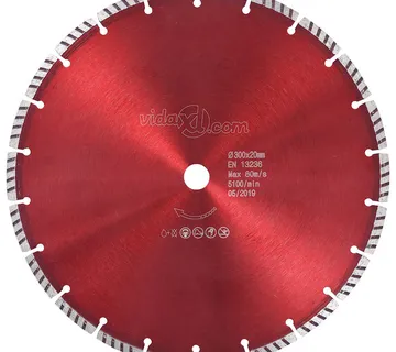 vidaXL Dijamantni disk za rezanje s turbo segmentima čelični 300 mm - Venlo
