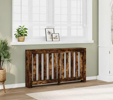 vidaXL Pokrov za radijator boja hrasta 149x20x82 cm konstruirano drvo - Venlo