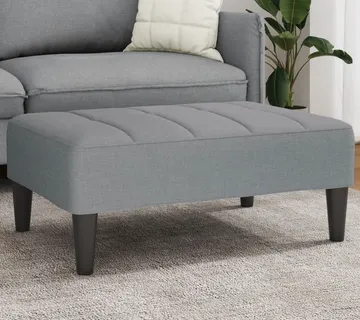 vidaXL Tabure svjetlosivi 77x55x31 cm od tkanine - Venlo