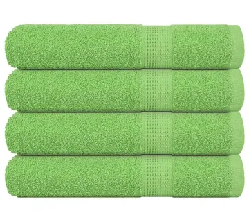 vidaXL Ručnici za saunu FROGN 4 kom jabukasto zelene 80x200 cm 360 g/m² - Venlo