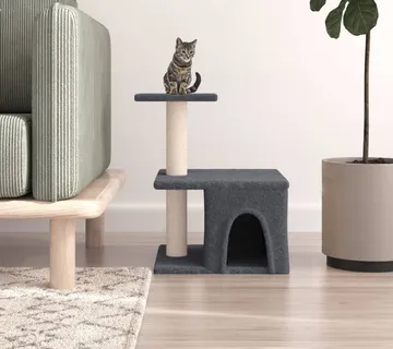 vidaXL Penjalica za mačke sa stupovima za grebanje tamnosiva 48 cm - Venlo