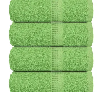 vidaXL Ručnici za goste FROGN 4 kom. jabukasto zelene 30x50 cm 360 g/m² - Venlo