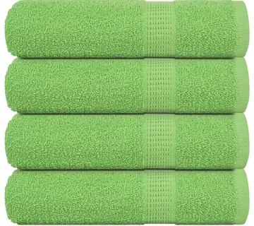 vidaXL Ručnici za ruke FROGN 4 kom. Zelene boje jabuke 50x100 cm 360 g/m² - Venlo