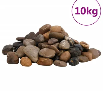 vidaXL Polirani kamenčići 10 kg raznobojni 2 - 5 cm - Venlo