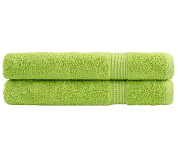 vidaXL Ručnici SOLUND 2 kom zeleni 100 x 200 cm 600 gsm - Venlo