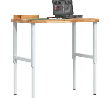 vidaXL Radni stol 100x60x(73-99,5) cm masivno drvo bagrema pravokutni - Venlo