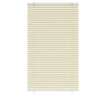 vidaXL Plisirana roleta krem 70x150 cm širina tkanine 69,4 cm - Venlo